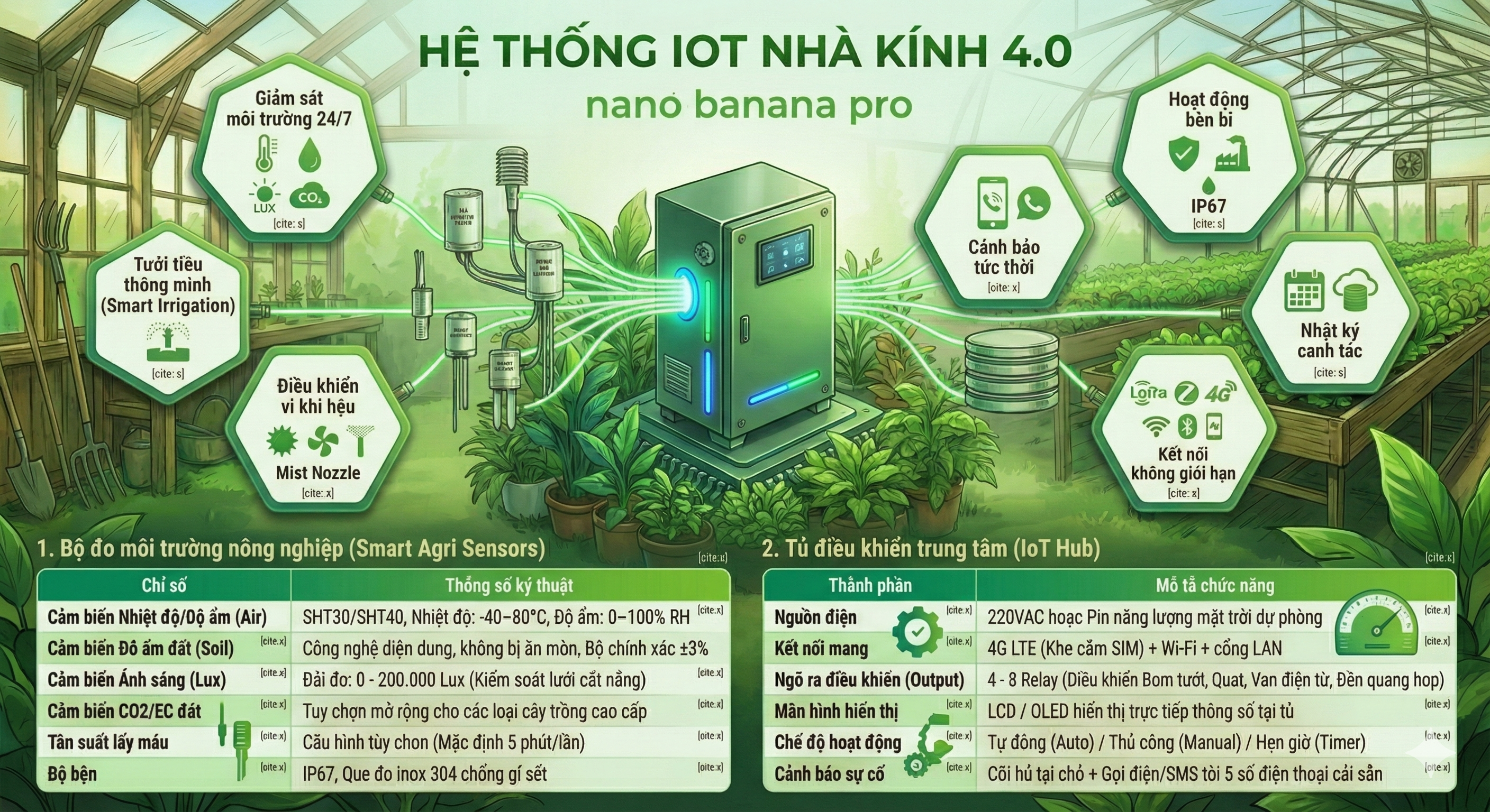 Tủ điều khiển IoT trung tâm