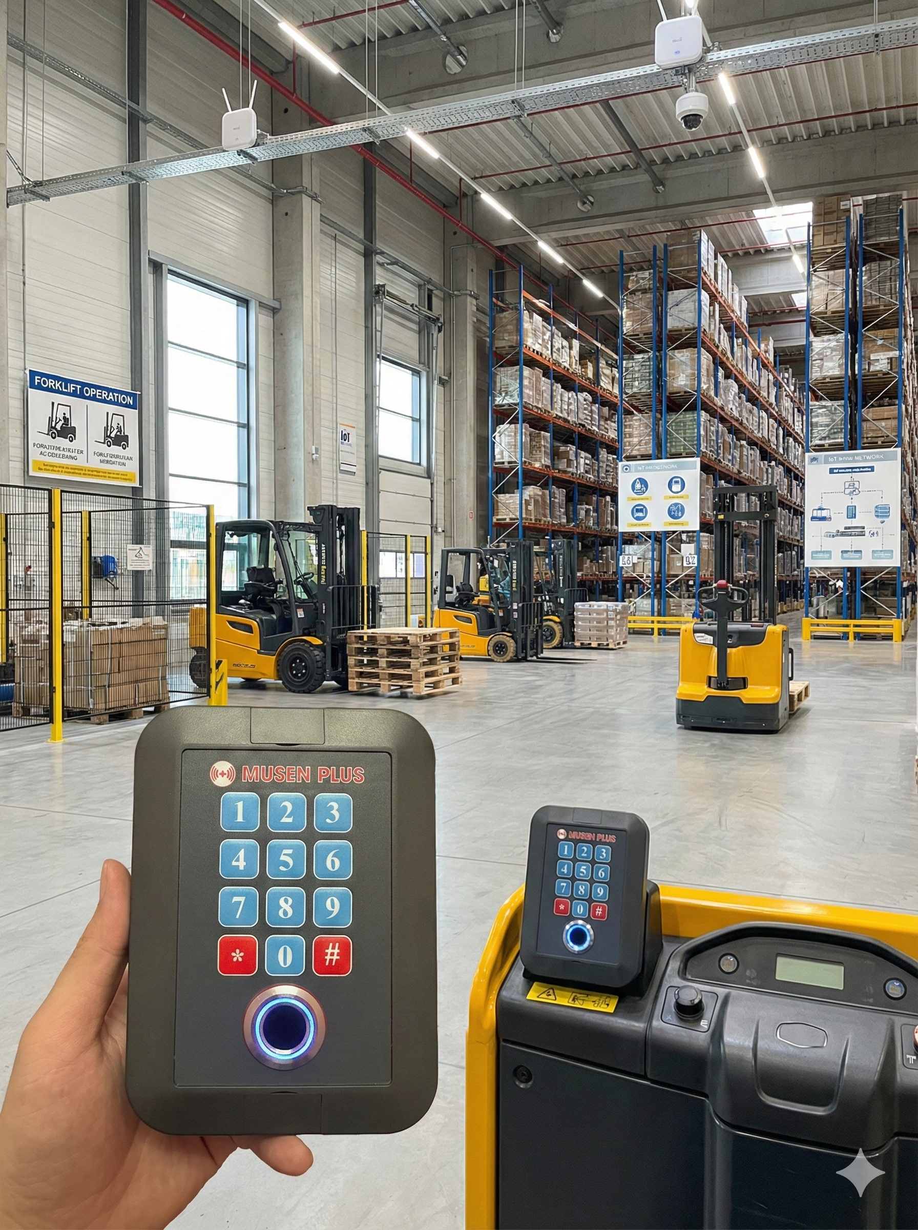 Hệ thống an toàn xe nâng ECOLIFT